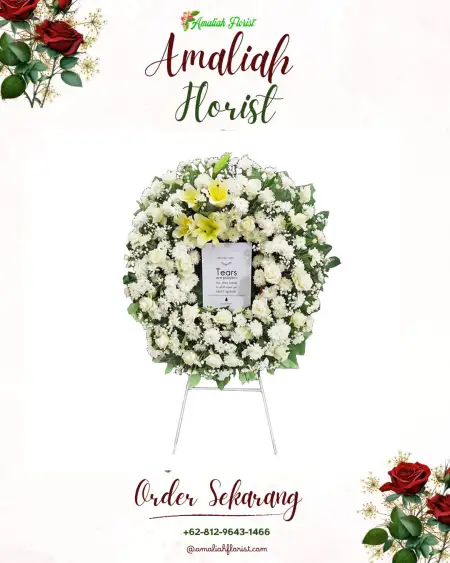 Krans Bunga Duka Paju Epat